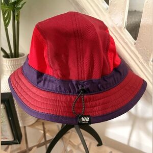 Circle Athletics Red & Purple Bucket Hat